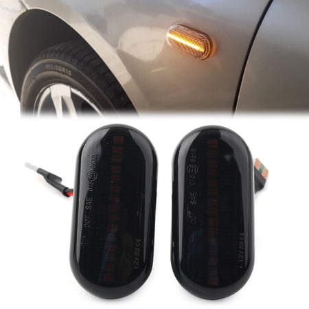 ZS 2Pcs Car Side Marker Lamp Dynamic LED Indicator Light For Renault CLIO Laguna I Megane I Twingo Master II For Dacia Duster