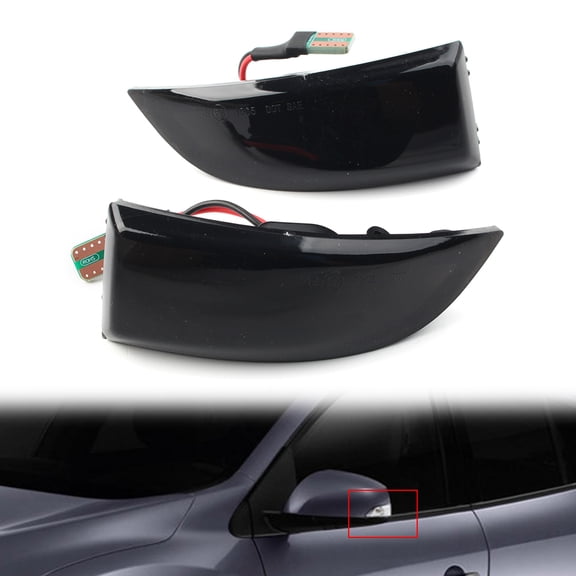 ZS 2Pcs LED Dynamic Car Turn Signal Light Mirror Lamp For Renault Megane MK3/ Grand Scenic /Fluence /Laguna III/Latitude 2009-2015