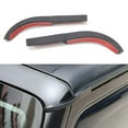 thumbnail image 1 of ZS 2pcs For Jeep Wrangler JK Accessories Car ABS Water Rain Gutter Extension 2007 2008 2009 2010 2011 2012 2013 2014 2015 2016 2017, 1 of 8
