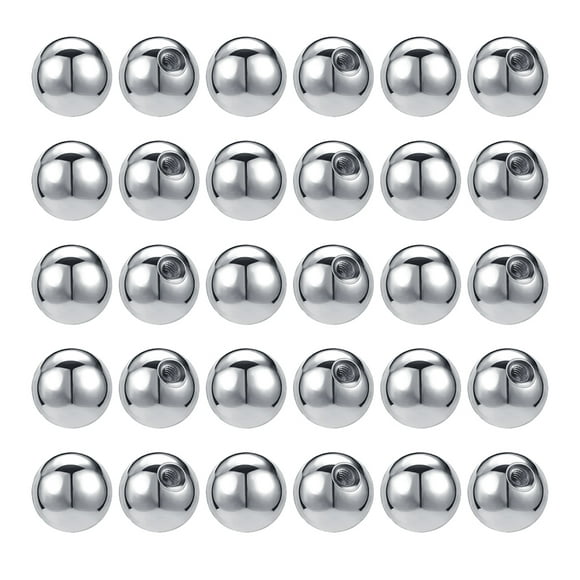 30-50pcs Replacement Balls 16G Body Piercing Parts for Septum Rings Helix Cartilage Piercing