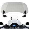 thumbnail image 1 of ZS 38CM Motorcycle Windscreen Adjustable Clip-On Windshield Extension Spoiler Deflector For Kawasaki Honda Yamaha Suzuki etc., 1 of 7