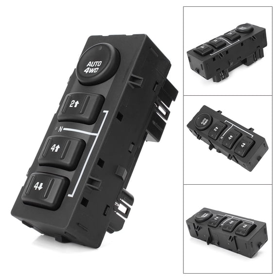 ZS 4WD 4x4 Transfer Case Selector Dash Switch for GMC SIERRA /CHEVROLET SUBURBAN TAHOE YUKON XL SILVERADO ESCALLADE AVALANCHE etc