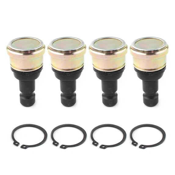 ZS 4pcs For Polaris Ranger XP 900 13-2018 4 Front Suspension Lower and Upper Ball Joint