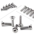 thumbnail image 1 of ZS 5pcs M8x30mm x 1.25 Steel Bolts Ti Hex Socket Disc Brake Rotor Screws Fasteners for Kawasaki Ninja 300 Versys 1000 2012+, 1 of 8