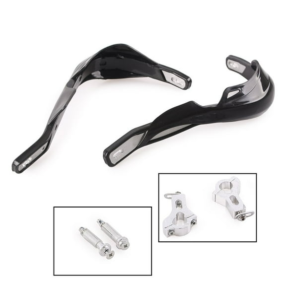 ZS 7/8" 22mm Universal Dirt Bike Hand Guards for Kawasaki KLX 110 110L 125 125L 140 140L 250 250S 250SF 300 300R 400 450R 650 Black