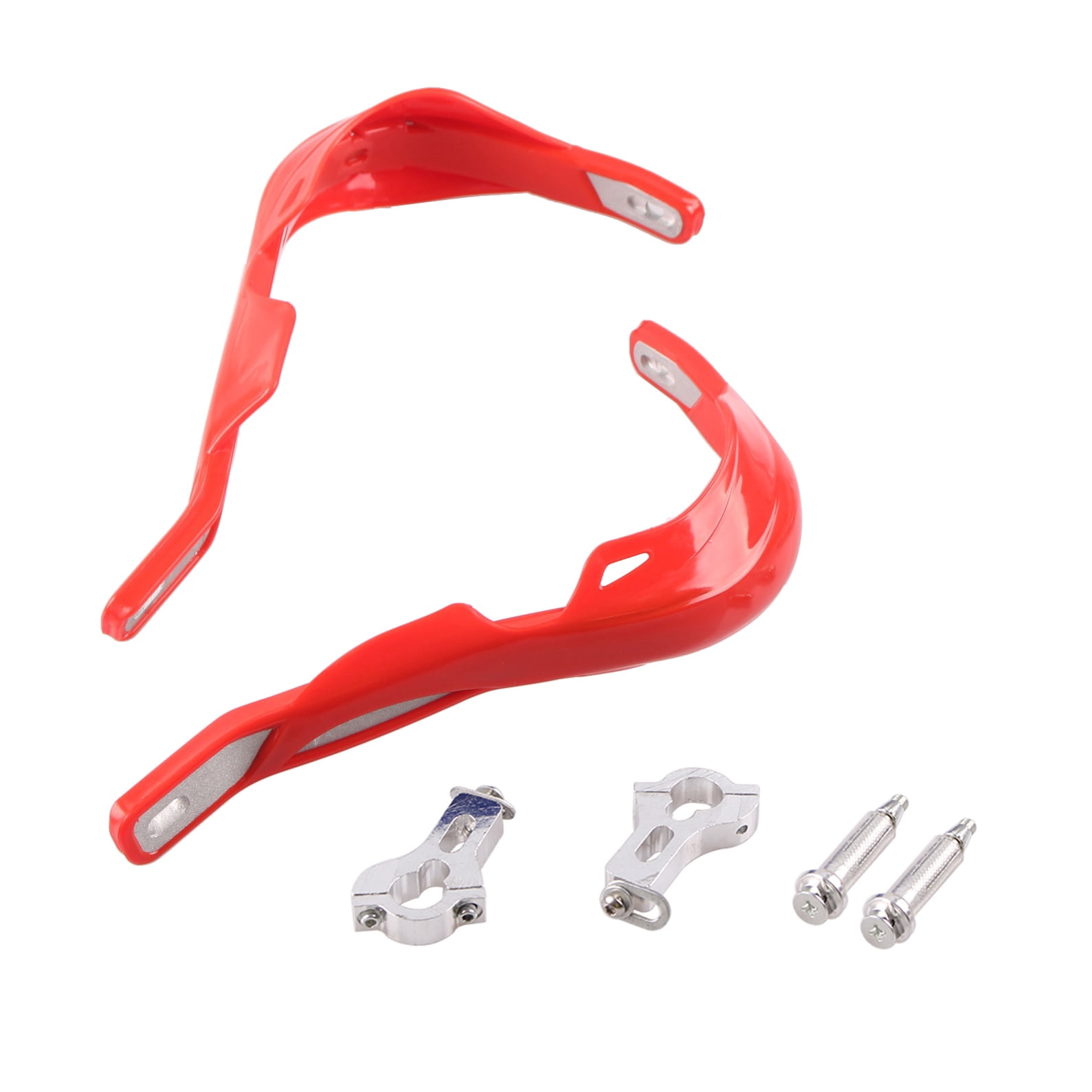 ZS 7/8" 22mm Universal Dirt Bike Hand Guards for Kawasaki KLX 110 110L 125 125L 140 140L 250 250S 250SF 300 300R 400 450R 650 Red