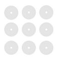 thumbnail image 1 of ZS 9Pcs Silicone Clear Ear Nose Lip Piercing Disc Pad for Piercing Healing Earlobe Support Patches, 1 of 5