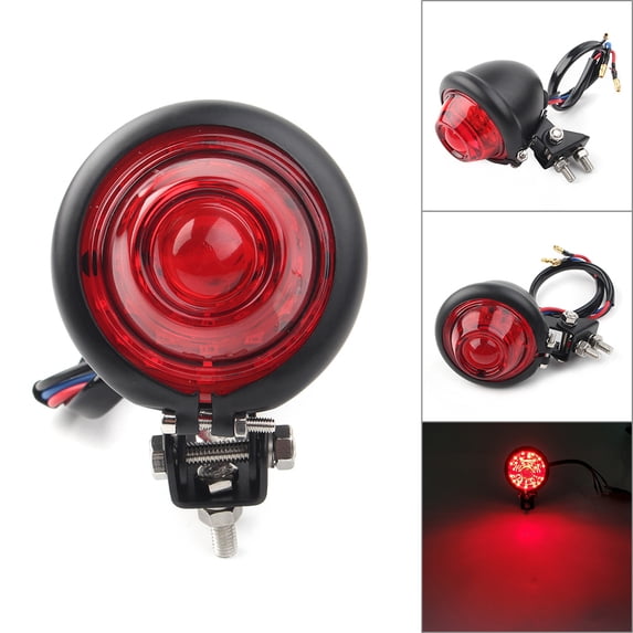 ZS Bates Style LED Motorbike Brake Stop Rear Tail Light For Harley Cafe Racer/Chopper/Bobber/Scrambler style
