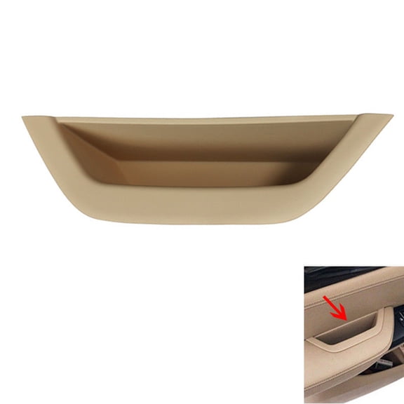 ZS Beige Auto Front Left Interior Inner Door Handle Pull Trim for BMW F25 F26 X3 X4 2011 2012 2013 2014 2015 2016 2017 ABS Plastic