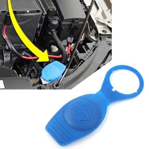 ZS Blue Washer Cap ABS Compatible with VW CC for Audi A3 A6 Q5 Q7