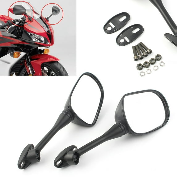 ZS CBR600RR Motorcycle Rear View Mirror Side Mirrors For Honda CBR 600 RR 2003-2012 2013 2014 & CBR1000RR 2004 2005 2006 2007