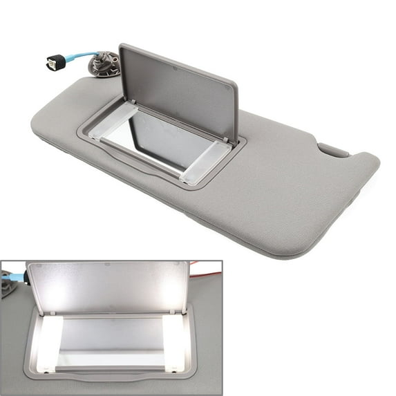 ZS Car Front Left Sun Visor Shade Sunshade w/ Light Mirror For Honda Accord 2008 2009 2010 2011 83280TA5A51ZA