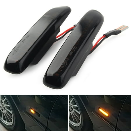 ZS Car LED Sequential Dynamic Side Marker Lamp Turn Signal Light For BMW 3 Series E46 Coupe Sedan Touring 1999-2001