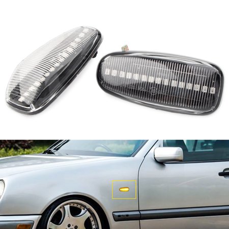 ZS Car Side Marker Lamp LED Sequential Dynamic Turn Signal Indicator Light For Mercedes Benz C E V CLK Class W210 W202 W638 C208 S210 R170