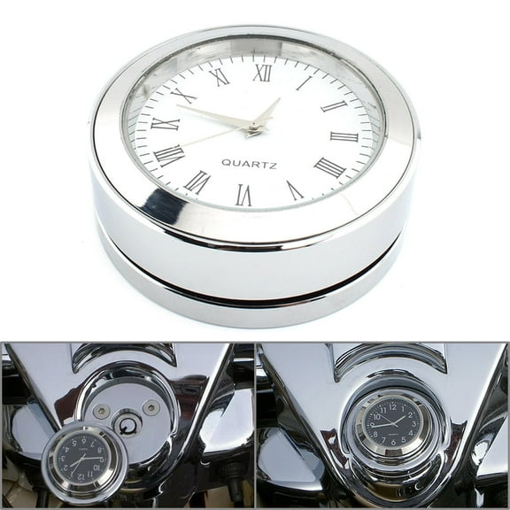 ZS Chrome Front Fork Lock Clock Cover for Harley Road King 1994-2022 Aluminum