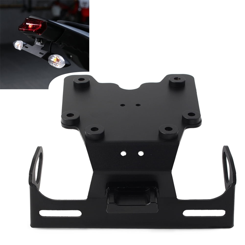 Fender Eliminator (Tail Tidy) Pour Yamaha - Support Plaque Noire En Aluminium