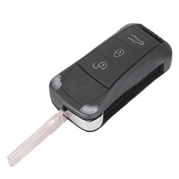 ZS For Porsche Cayenne 2003-2011 3 Buttons with Panic Remote Shell Fob key Case Auto Accessories