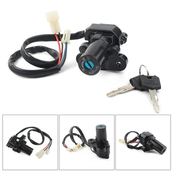 ZS For Yamaha YZF R1 R6 MT03 FZ6 FZ6R XJ6 FZ09 2000-2016 Motorcycle Ignition Switch Lock Kit w/ 2pcs Keys