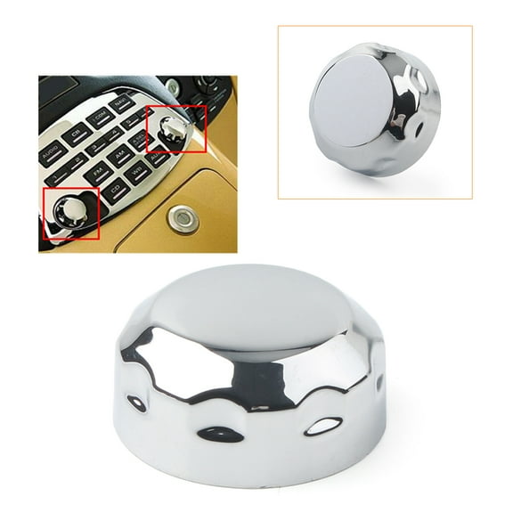 ZS Goldwing GL 1800 Motorcycle Radio Accent Panel Trim Chrome ABS Decoration Parts For Honda GL1800 2001 2002 2003 2004 2005-2011