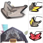 ZS LED Integrated Tail Lamp Turn Signals Light Taillight For KAWASAKI Ninja ZX6R/Z800/Z125 Pro 2013-2018