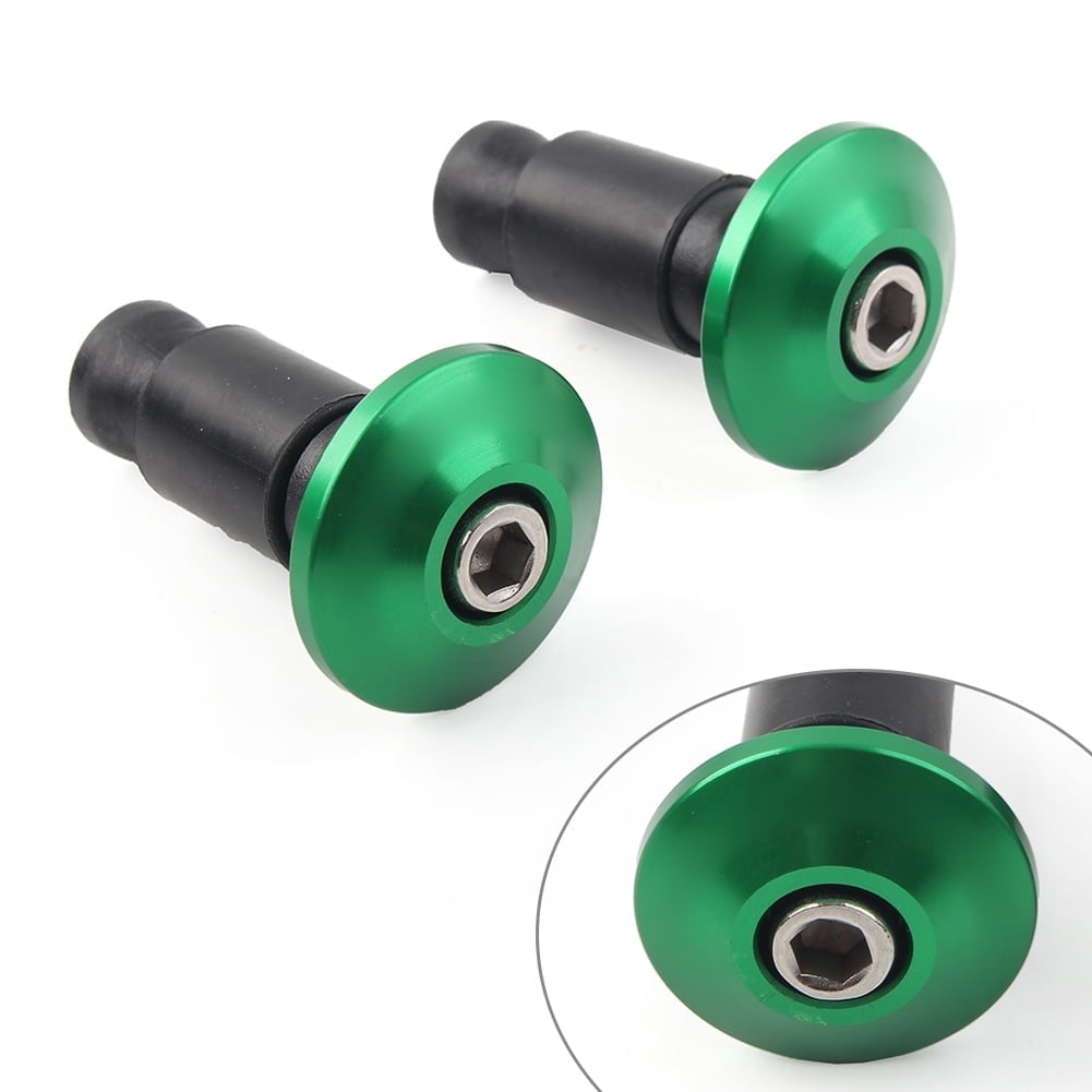 ZS Motorcycle CNC 7/8 Inch Handle Bar End Weights Handlebar Grips Cap ...