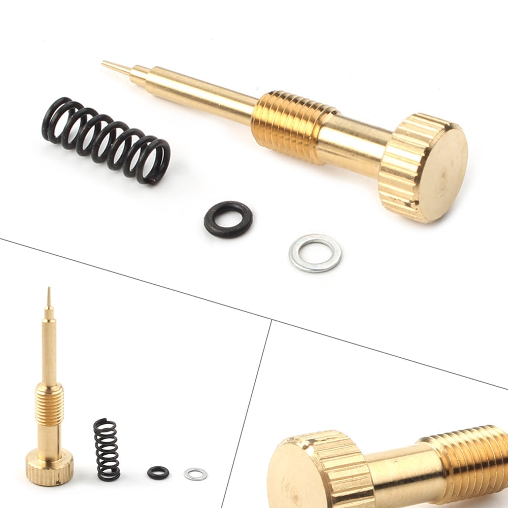 ZS Motorcycle Idle Mixture Screw Carburetor Rebuild Set For Harley 1990 ...