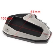 ZS Motorcycle Side Kickstand Kick Stand Extension Plate Pad For Ducati Multistrada 950 1100 1200 1200S 2010-2014/1200 DVT 2015-2017