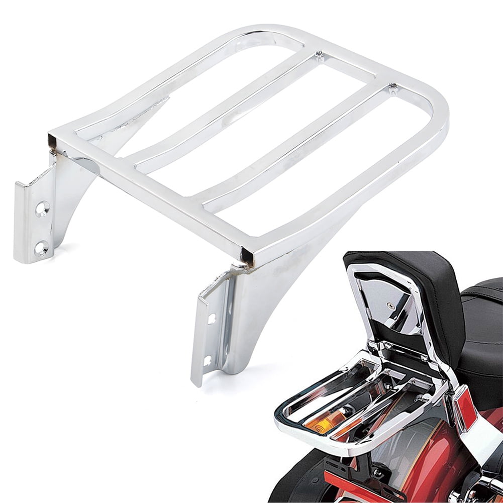 Motorcycle Backrest Sissy Bar Luggage Rack For Harley Softail Fat Boy Heritage Springer Flst Flstc Flstnse