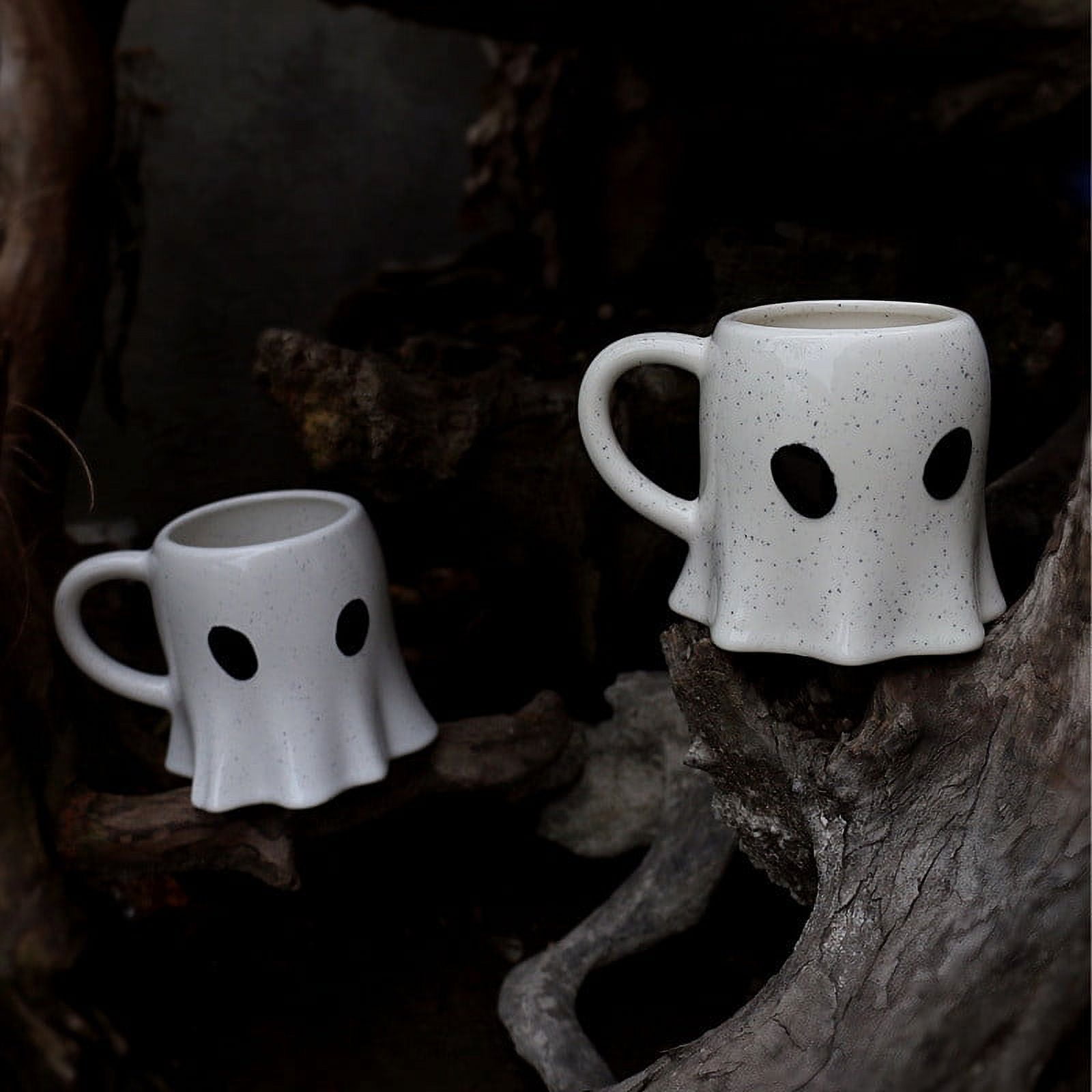 Kawaii Devil Ghost Mug 16oz Ceramic With Trident Spoon For Gift Lovers And Collectors main image 0