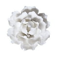 thumbnail image 1 of ZSBCMY Handmade White Ceramic Flower Wall Decoration, Elegant Indoor Outdoor Decor for Living Room, Bedroom, Kitchen, Easy to Hang, Great Gift Idea, 1 of 6