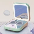 thumbnail image 1 of ZSBCMY Lens Cleaner, Automatic Vibration Cleaner, Compact Motorized Cleaner, Gentle Cleaning for Contacts and Glasses, Makeup Mirror Included, 1 of 6