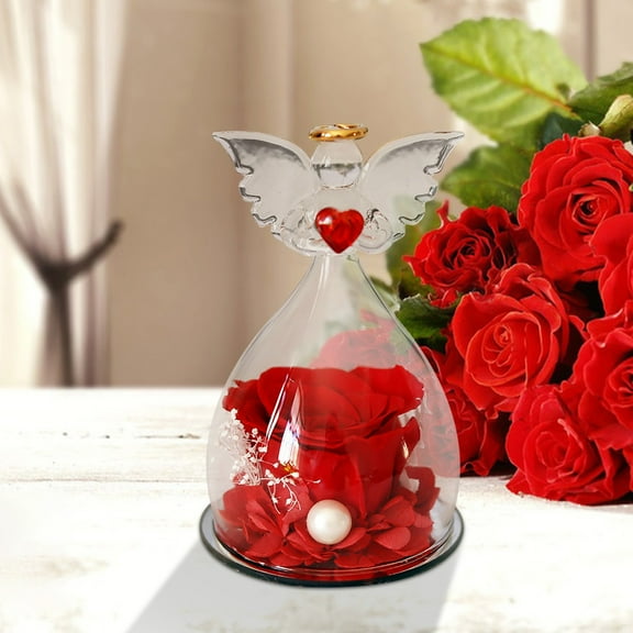 ZSBCMY Natural Immortal Flowers, Preserved Fresh Roses, Handmade Floral Gift Box, Long-Lasting Flower Arrangement, Eco-Friendly Home Decor