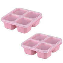 ZSBCMY Reusable Bento Box, Divided Food Storage Containers, Meal Prep Lunch Containers, Microwave Safe, For Work Travel