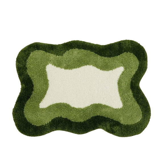 ZSBCMY Thick Soft Bath Rug, Absorbent Microfiber Mat, Non-slip Bathroom Runner, Machine Washable, Ideal for Shower and Bathtub