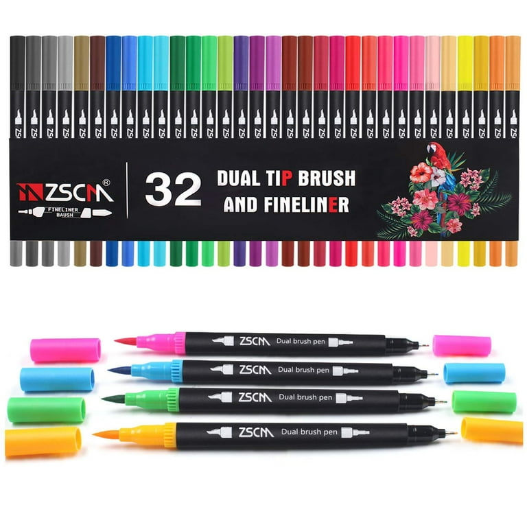 The Best Brush Pen and Dual-Tip Brush Pen Sets with Color Inks –