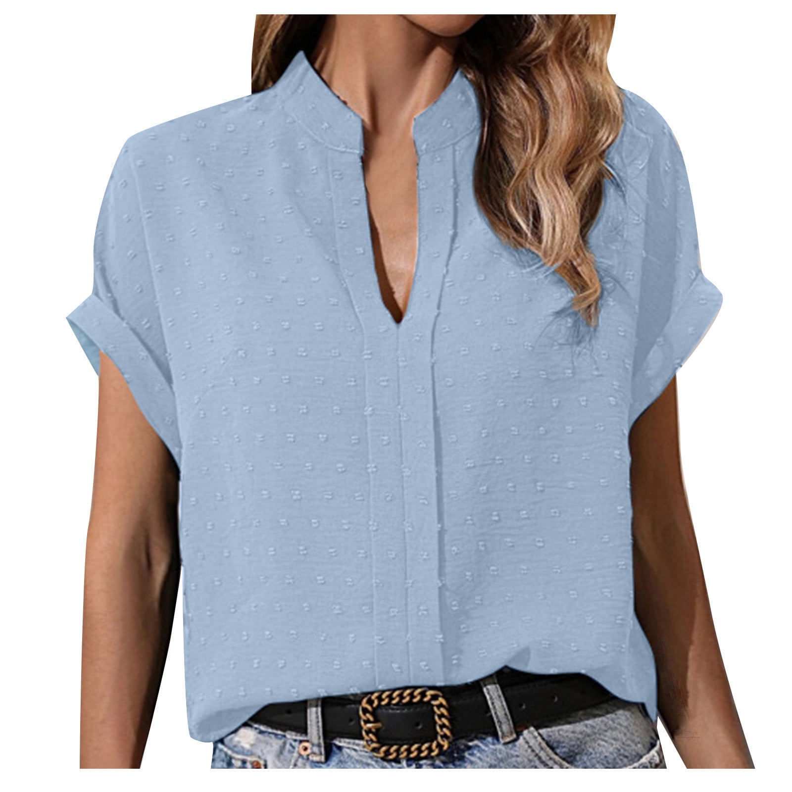 ZSDVBZS Tops for Women Dressy Casual womens Easter Blouses Summer