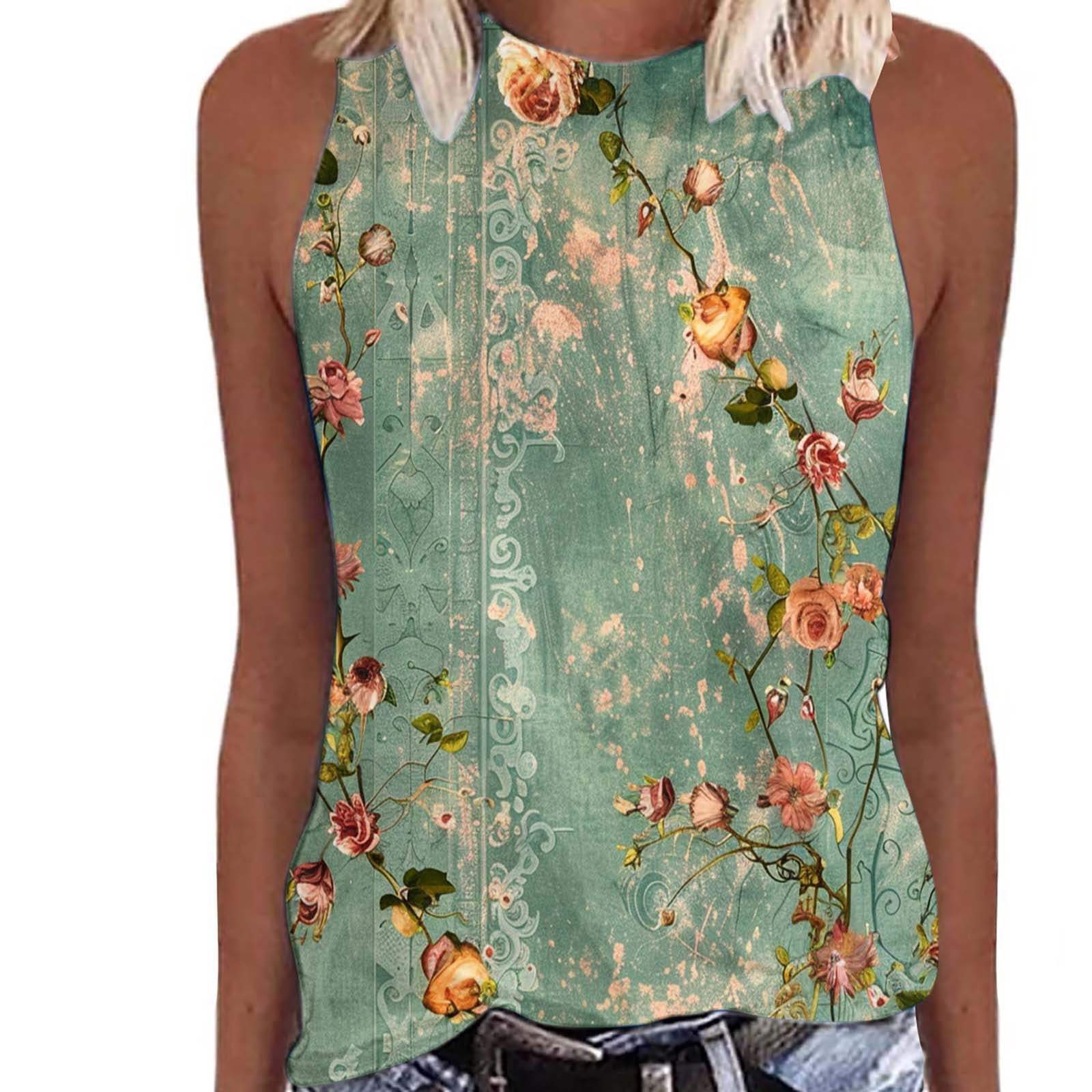 ZSDVBZS Trendy Plus Size Clothing Black Sleeveless Blouse Boho Clothes