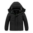 thumbnail image 1 of ZSHOW Boy's Snow Coat Windproof Ski Jacket Thick Hooded Snowboard Jacket Black 14/16, 1 of 8