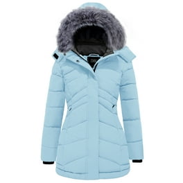 Wantdo Women s Big and Tall Jacket Quilted Puffer Jacket Long Winter Parka Jacket Wine Red 2XL Walmart