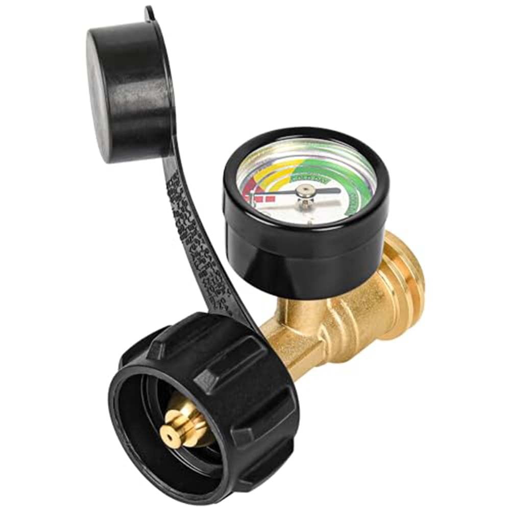 ZSIFEN 1pc Propane Tank Gauge Level Indicator with Leak Detector