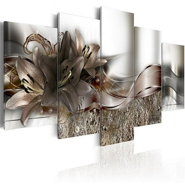 ZSIFEN 5PCS Modern Art Oil Painting Drawing Canvas Print Wall Picture Decor Unframed, 3#