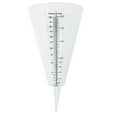 ZSIFEN Cone Rain Gauge Measurement Ground Precipitation Garden Rainfall