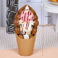 ZSIFEN Egg Waffle Ice Cream Model Ice Cream Food Food Fake Egg Waffle