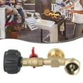 ZSIFEN for QCC1 90 Degrees Propane Refill Pressure Elbow Adapter& ON