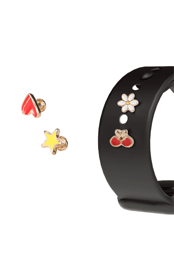Smart Watch Band Charms 4-Pack, Decorative Smartwatch & Apple Watch Strap Charms
