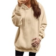 thumbnail image 1 of ZSQDM Black Zip Up Hoodie Women Long Sleeve Shirts for Women 2025 Fall Clothes Tunic Tops Loose Fit Pullover Sweaters Curved Bolero Sweater for Women Women Blending Sweatshirt （Xxxxxl）, 1 of 9