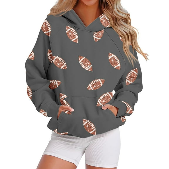 ZSQDM Blue Hoodie Women Women's Pullover Hoodies Teen Girls Trendy Fall Fashion Tops Hooded Sweatshirts Summer Sweaters Women's Blended Hoodie （S）