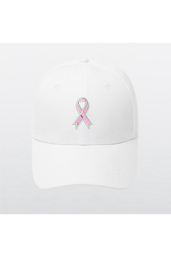 ZSQDM Breast Cancer Hats for Women Embroidered Adjustable Breast Cancer Awareness Hat Breast Cancer Gifts for Woman beanie of Men Witch Hat Baseball Caps Mens Baseball Cap