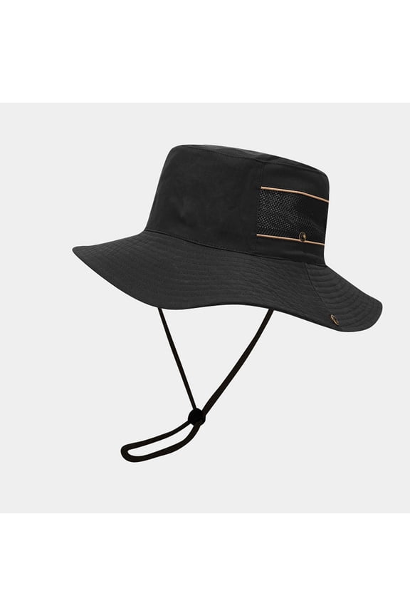ZSQDM Breathable Wide Brim Boonie Hat Outdoor Mesh Cap for Travel Fishing beanie for Women Hat Rack Bucket Hats Shower Cap Reusable Waterproof