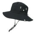 thumbnail image 1 of ZSQDM Bucket Hat Wide Brim Sun Hat Boonie Hats Fishing Hiking Outdoor Hats for Men and Women Features: beanie Sun Hat Baseball Caps Cradle Cap Brush, 1 of 3